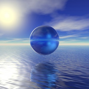 Abstract Blue